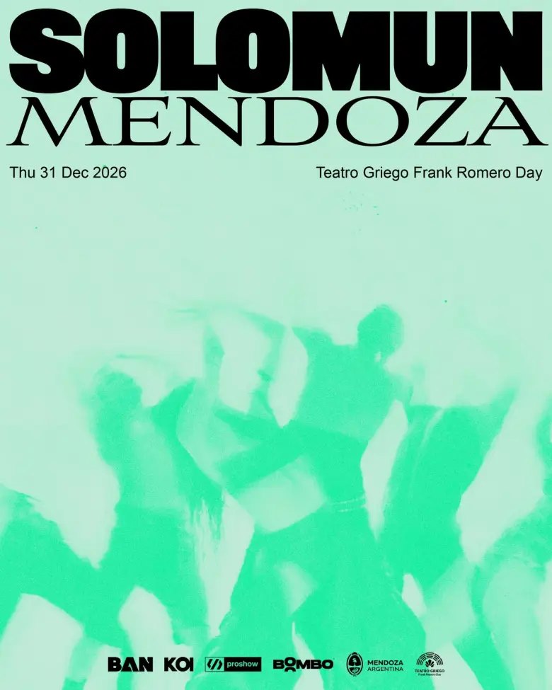 O anúncio oficial: Solomun no Teatro Griego Frank Romero Day, quinta-feira, 31 de dezembro de 2026